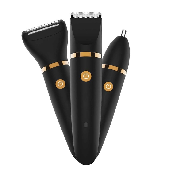 Trimmelő, multifunkcionális, testszőrzet ápoló, vezeték nélküli, vízálló, száraz és nedves használat, USB töltés, gyors és kényelmes, kompakt - SHAVIX FRILLA