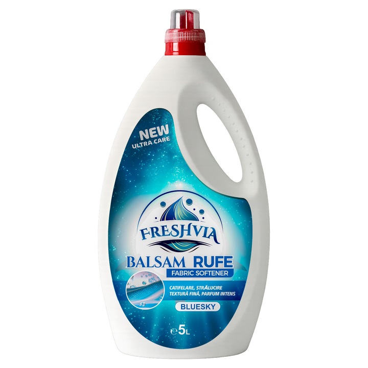 Balsam de rufe lichid Freshvia Bluesky, 5L, 150 spalari