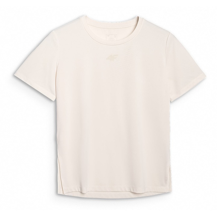 Krém edzőpóló, 4F, Krémszín