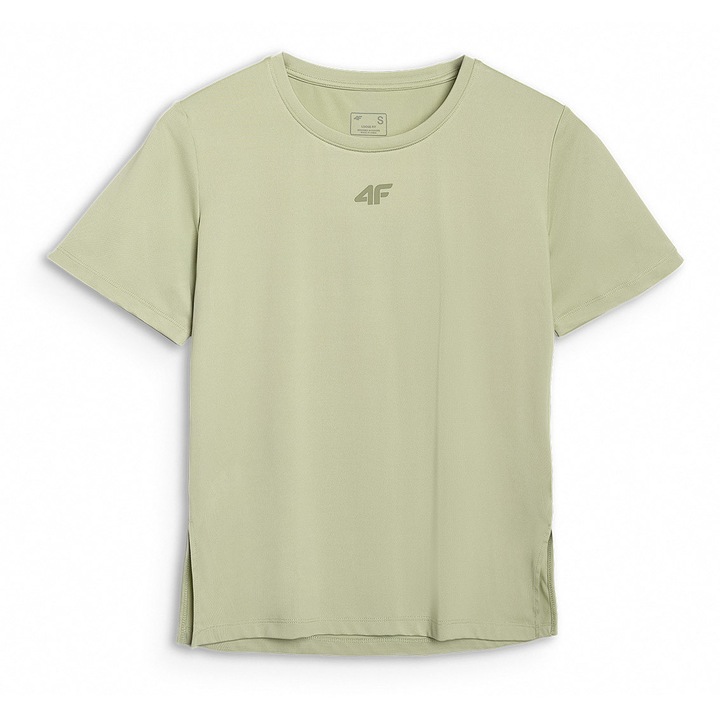 4F Női Edzőpóló Világoszöld, Újrahasznosított, Világoszöld