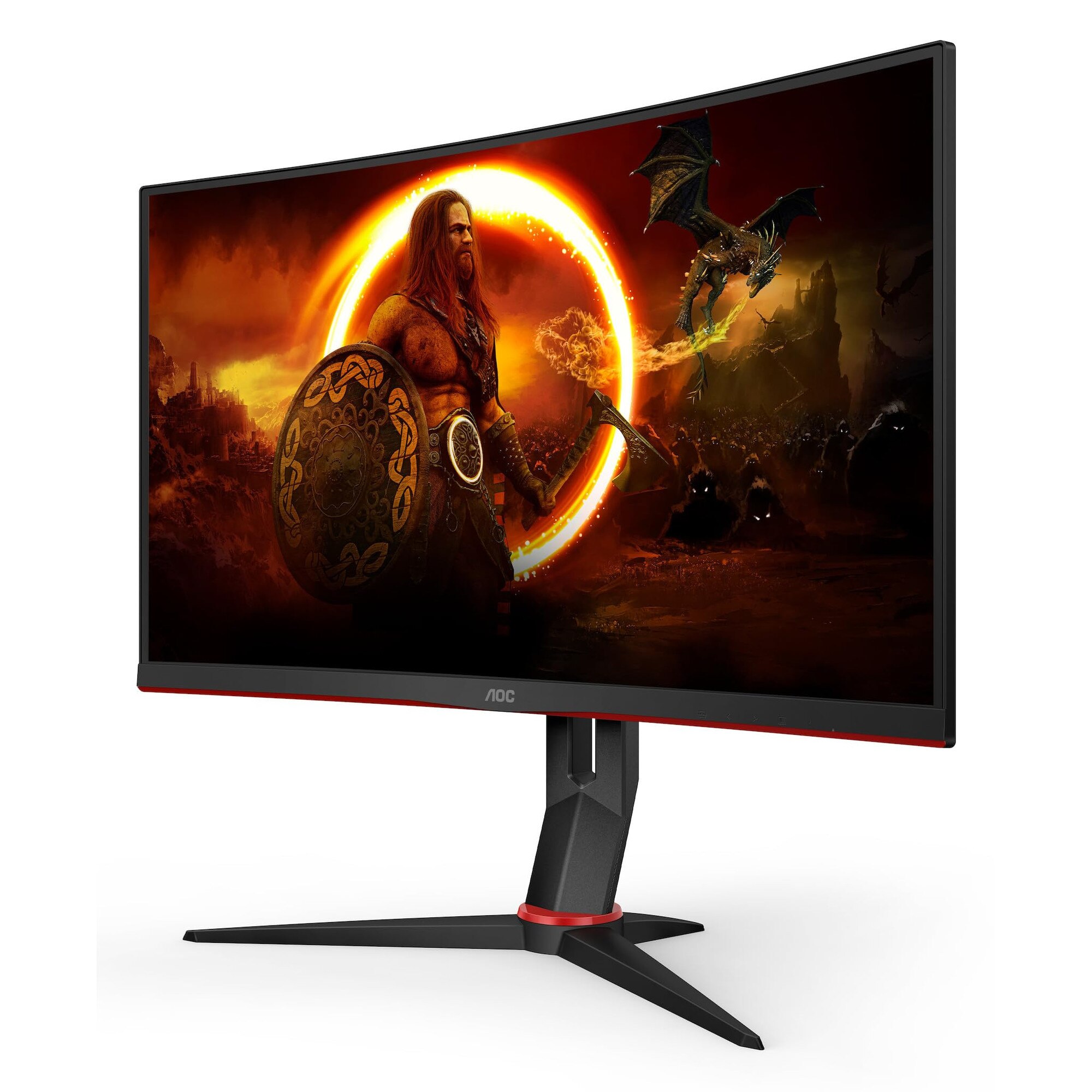 Monitor curbat AOC Gaming C32G2Ze, 32 inch, 240 Hz, 1 ms, Negru