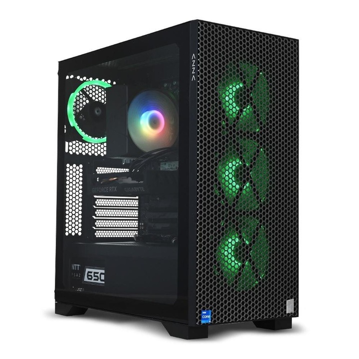 Computer desktop HIRO Gamer, Intel i5 14400F, RX 9060XT 16GB, 32GB RAM, 1TB SSD, WIFI, W11H