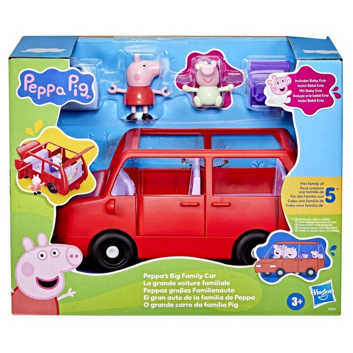 Peppa malac családi autója Peppa figurákkal