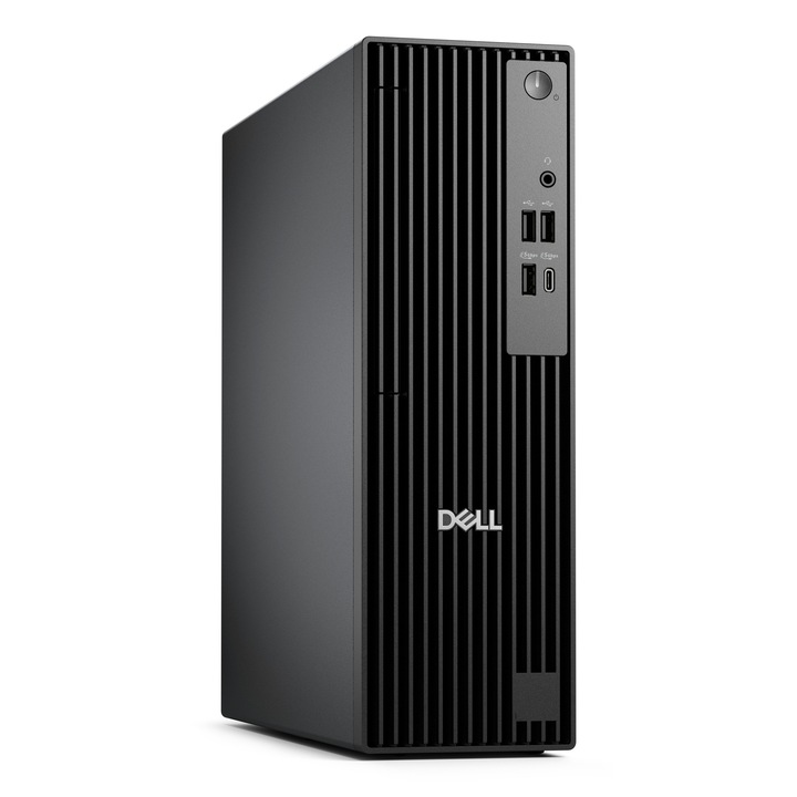 PC Desktop DELL Pro QCS1250, Intel Core Ultra 5 235, 16 GB DDR5, 512 GB SSD, Windows 11 Pro, Negru