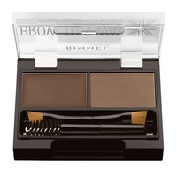 Kit pentru sprancene Rimmel London Brow This Way 002 Medium Brown, 2.4 g