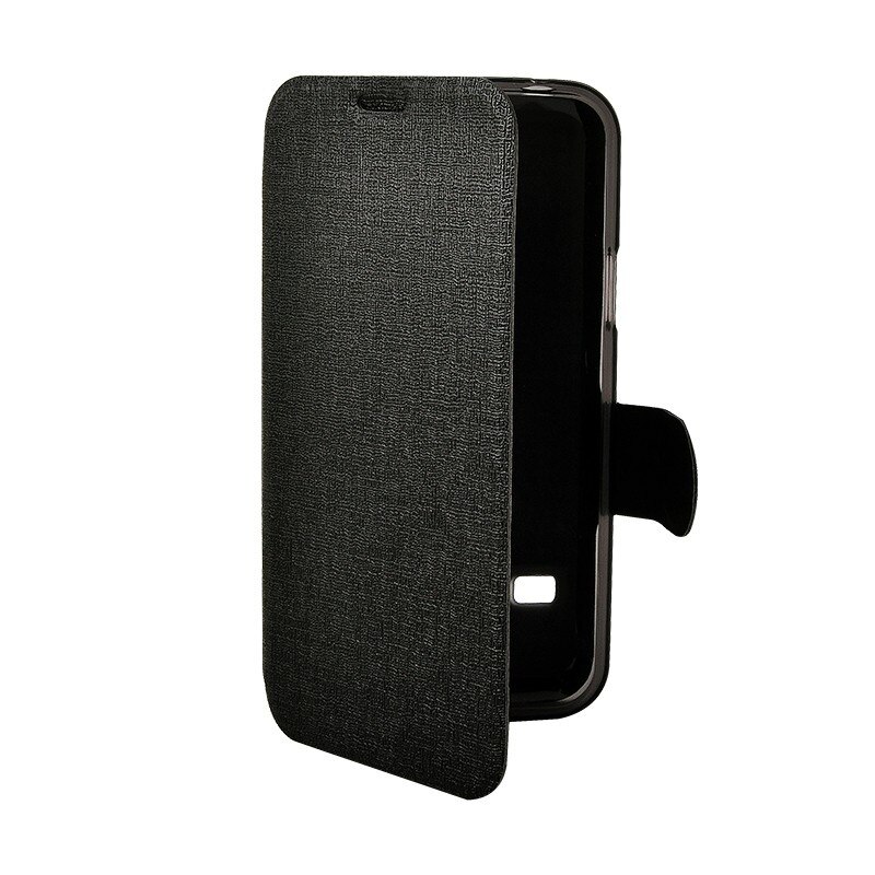 Husa Lemontti Book Jelly - Samsung Galaxy S5 Mini G800, Negru