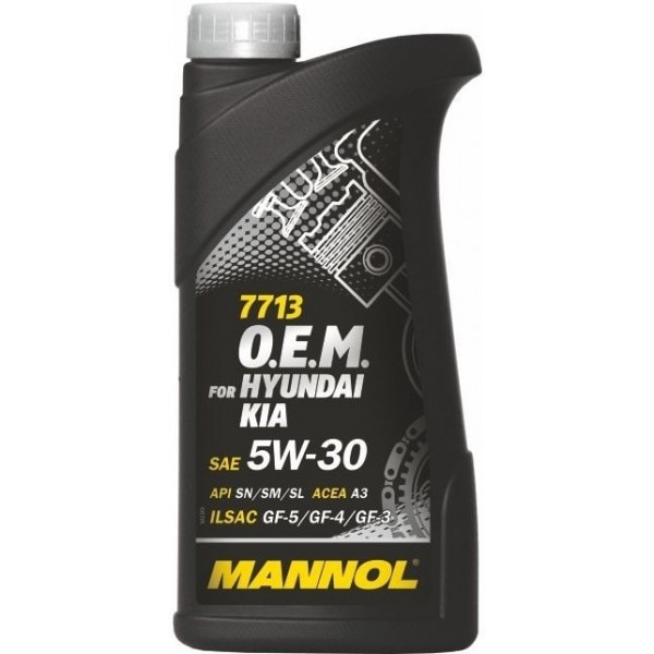Моторно масло Mannol O.E.M. 5W30 for Hyundai/KIA, 1 л - eMAG.bg