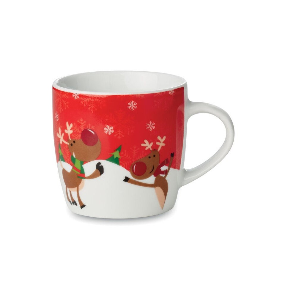 Cana personalizata Reni Craciun, 220 ml , PsyPrint