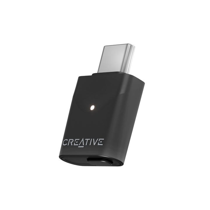 Vezeték nélküli audio adó Creative Bt-W6, Bluetooth 5.4, Snapdragon hang, aptX, 24 bit/96 kHz
