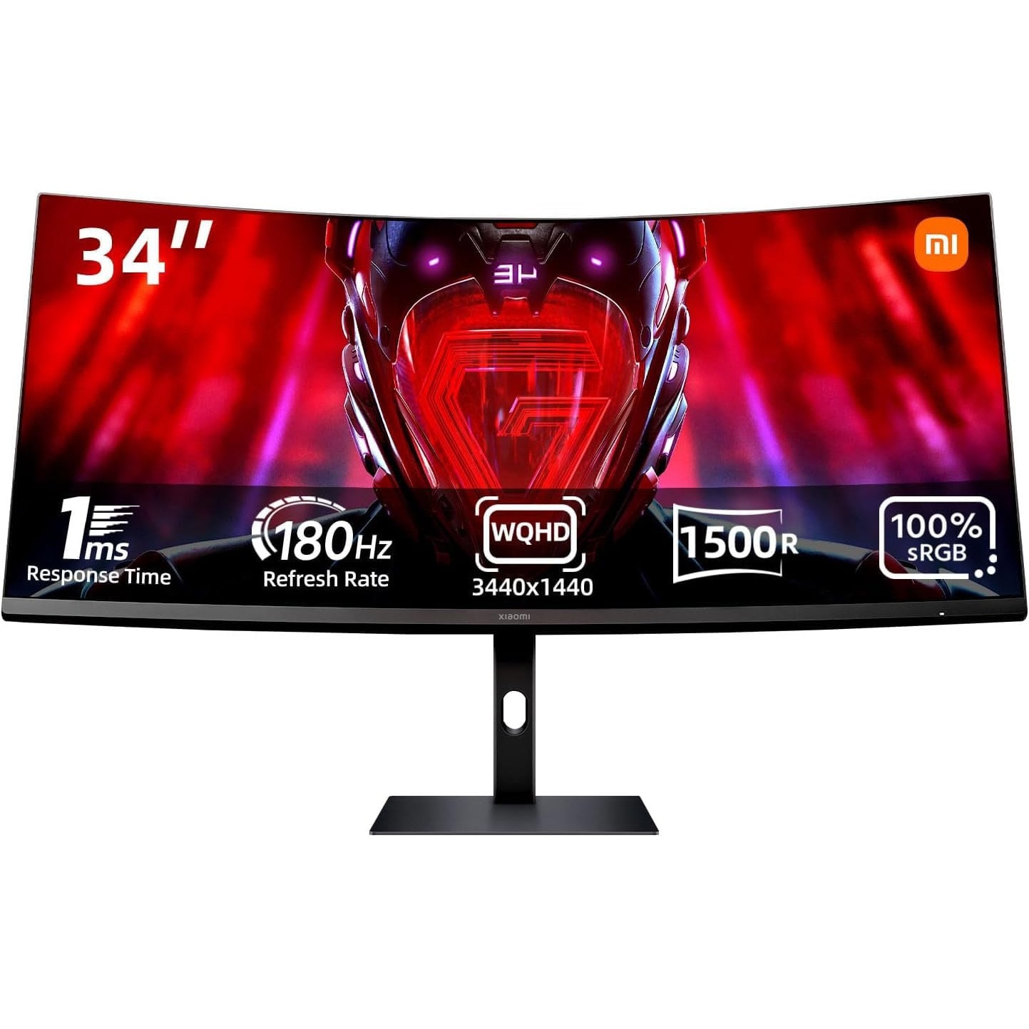 Monitor gaming Xiaomi G34Wqi ultrawide 34 inch, WQHD, 180Hz, negru Monitor gaming Xiaomi G34Wqi ultrawide 34 inch, WQHD, 180Hz, negru