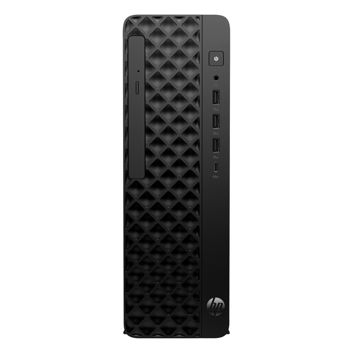 PC Desktop HP ProDesk 2 SFF G1i, Intel Core i5-14400, 16 GB DDR5, Wi-Fi, negru, 100x308x303,5 mm
