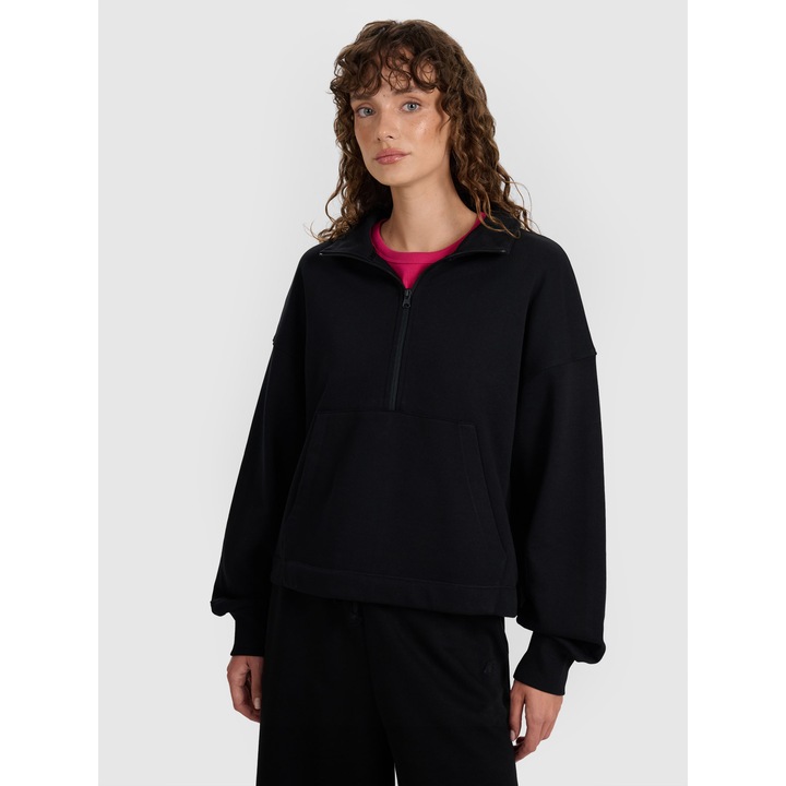 4F nagymeretu bluz, AW25 - 37954, Fekete