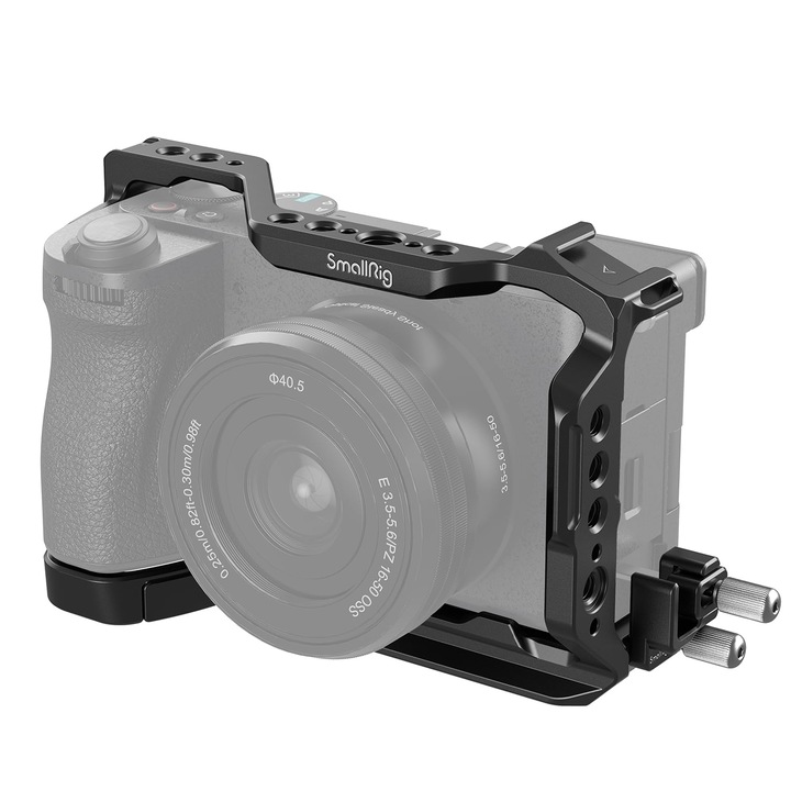 Комплект клетка Smallrig Alpha 6700, държач за камера, скоба за HDMI кабел, 1/4''-20, видео