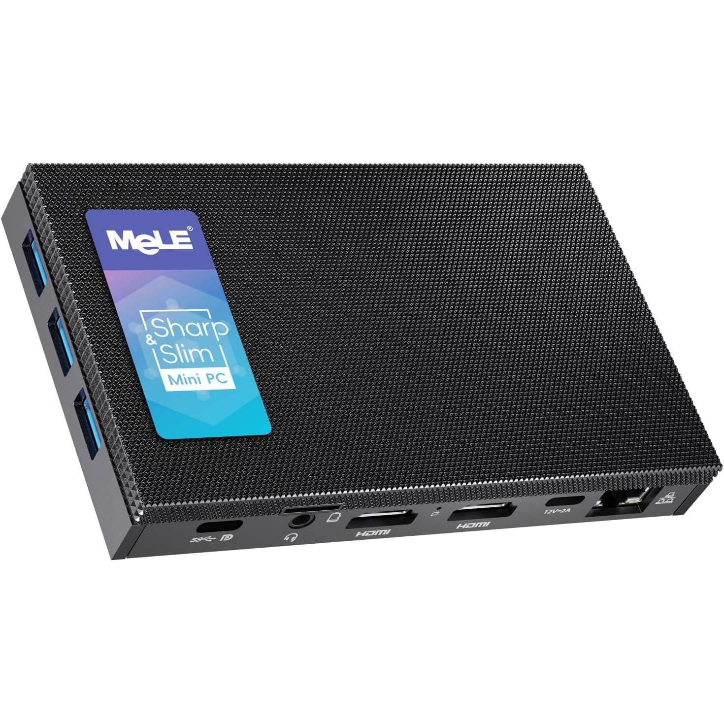 ミニPC MeLE PC Mini PC MELE Quieter2Q, 8GB RAM, 128GB, Fără ventilator, 4K