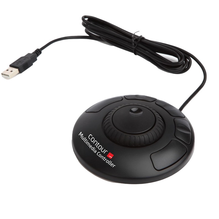 Contour Xpress multimédia vezérlő, 5 programozható gomb, USB, PC-hez és Mac-hez
