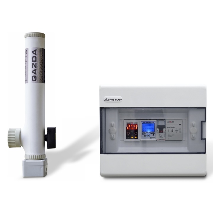 Cazan ionic monofazat GAZDA KE 1-6 kW cu cutie de control