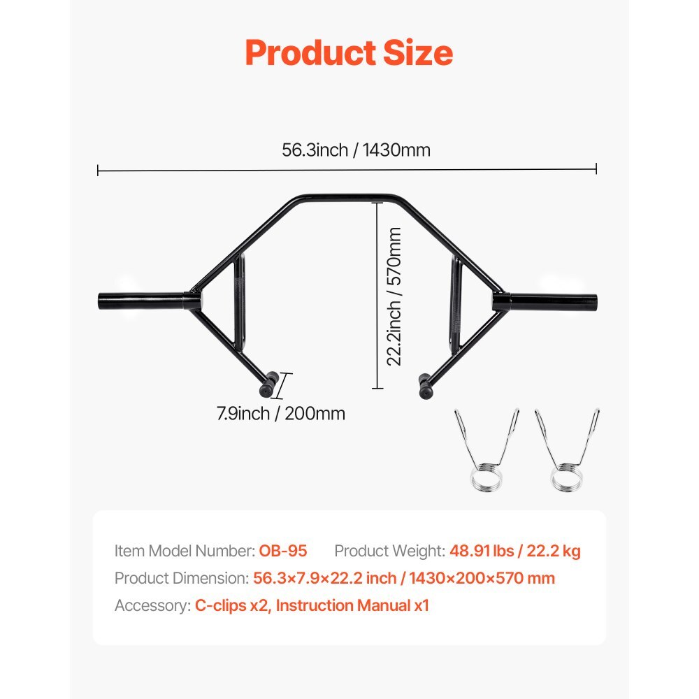 Bara Hexagonala Trap, Haltera cu Cadru Deschis, Potrivita pentru