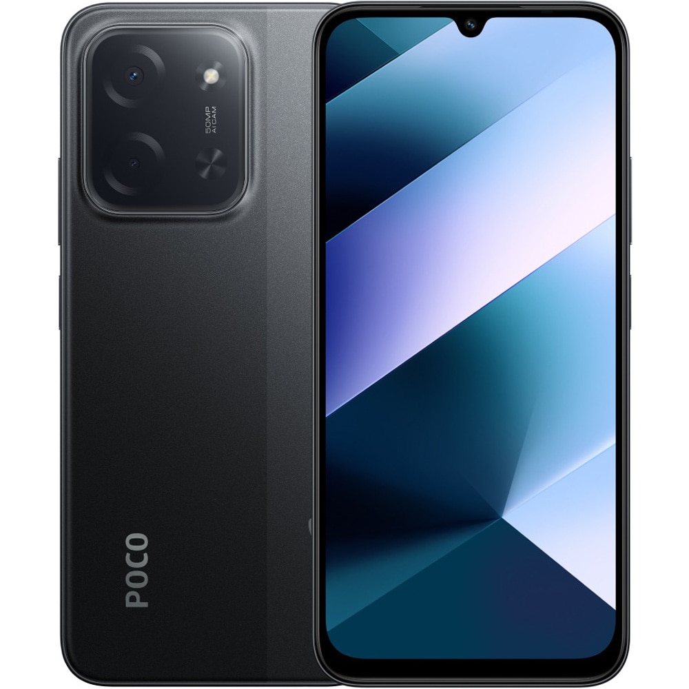 POCO C85 8GB+256GB ブラック Telefon mobil Poco C85, 8GB RAM, 256GB, Black - eMAG.ro
