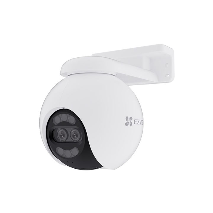 Външна камера за наблюдение EZVIZ PTZ 4K, Wi-Fi, нощно виждане 30 м, автоматично проследяване