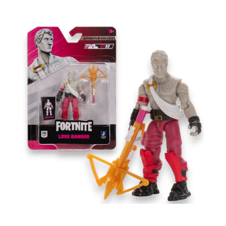 Фигурина Ruchoma Fortnite, Love Ranger, 6,5cm, комплект с оръжие, многоцветен