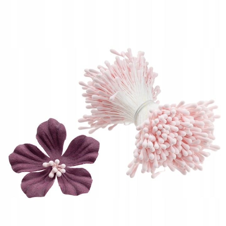 Изкуствени тичинки, DIYQueen, H908 розови, Комплект 400 броя