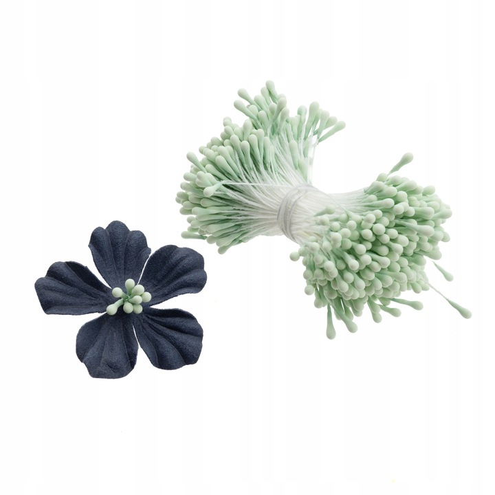 Изкуствени тичинки, DIYQueen, H907, зелени, комплект 400 броя