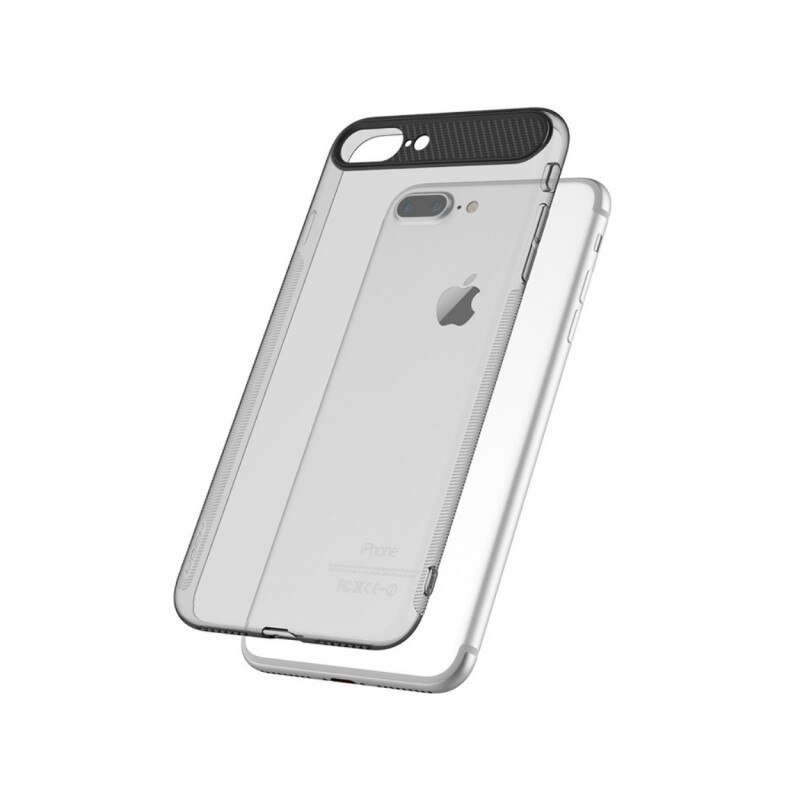 Husa Slim Rock iPhone 7 Plus / 8 Plus Fumuriu