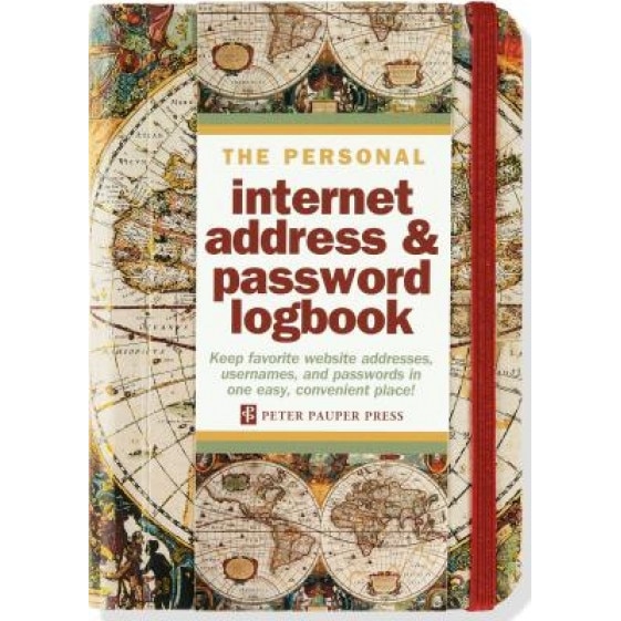 Old World Internet Address & Password Logbook, Peter Pauper Press (Created by)