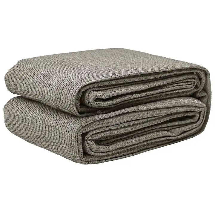 Covoare pentru Cort Manual Gri deschis 200 x 200 cm, vidaXL, Polietilena