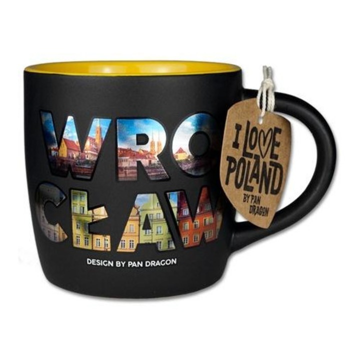 Cana I love Poland, Pan Dragon, 300ml, colorata