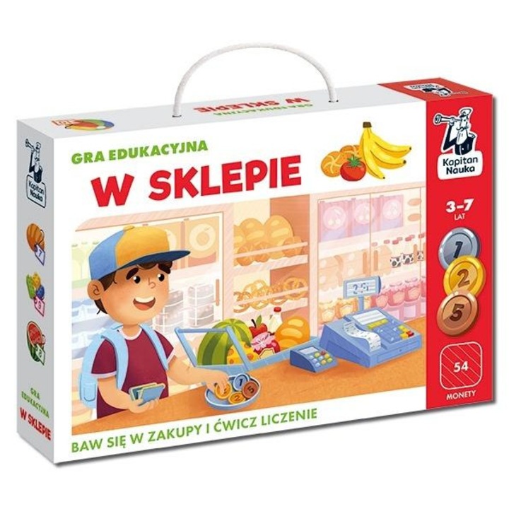 Joc educativ, Kapitan Nauka, W magazin, 40 jetoane, 54 monede, set