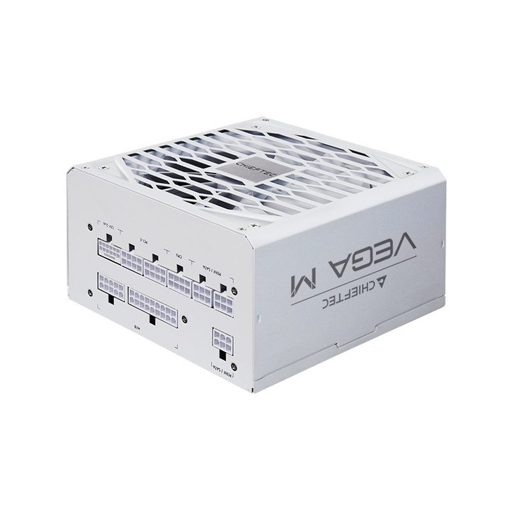 Sursa PC Chieftec Vega PPG-850-CW, 850 W, 80 PLUS Gold, alb, 20+4 pin ATX, dimensiuni 150x150x85 mm