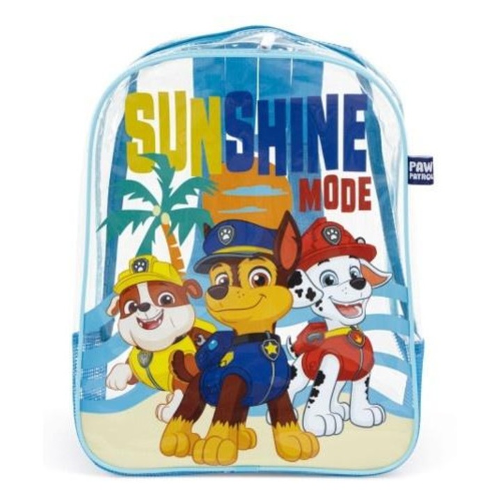 Ghiozdan transparent Kids Euroswan, 31x25x23cm, pentru jucarii