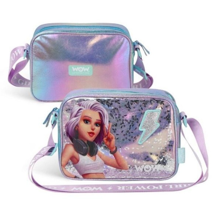 Kids Euroswan hátizsák, fő cipzáras zsebbel, állítható pánttal, ideális kirándulásokhoz és iskolába, többszínű