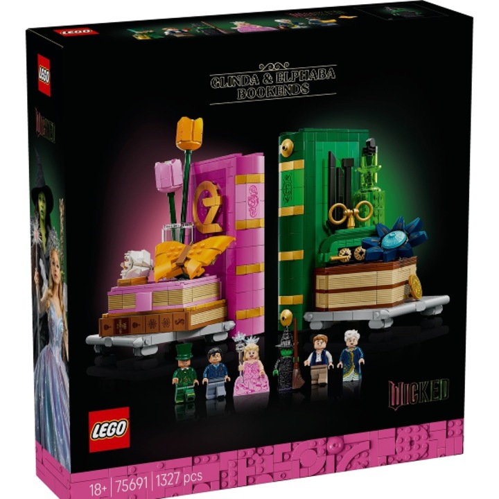 LEGO 75691 Ограничители за книги Глинда и Елфаба
