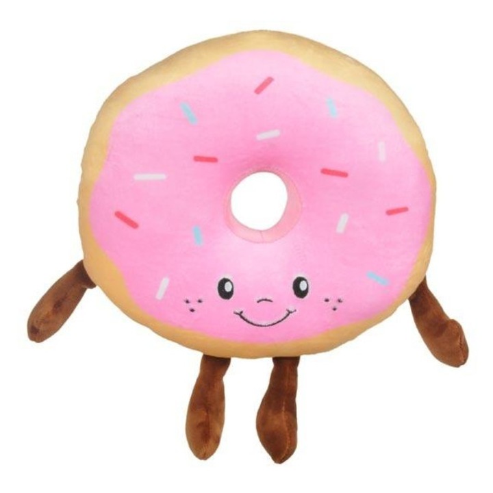 Jucarie de plus Donut, MFP, model Gifty, multicolor, 30x30cm