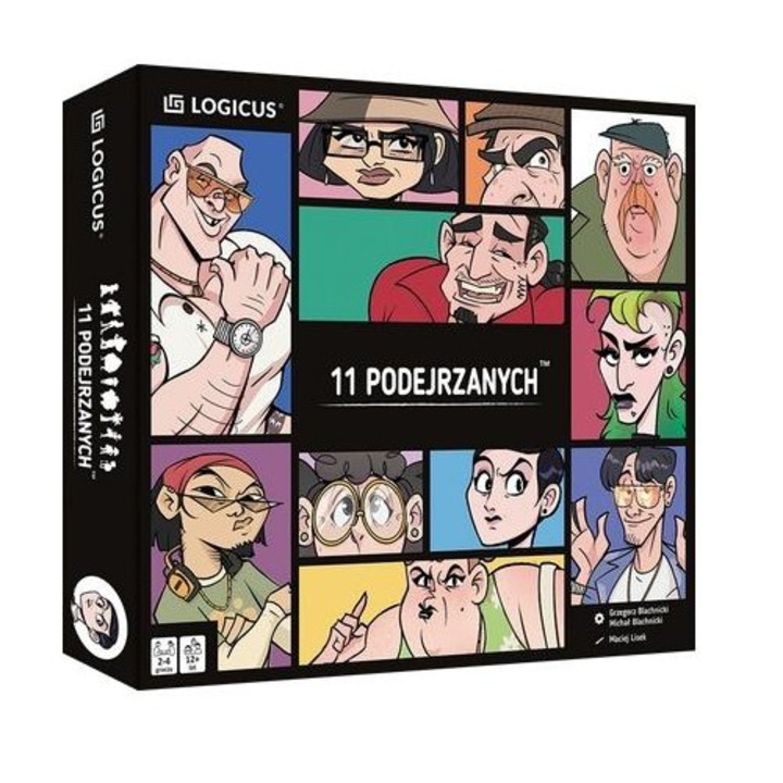 Társasjáték, Logicus, 11 Podejrzanych, komplett szett