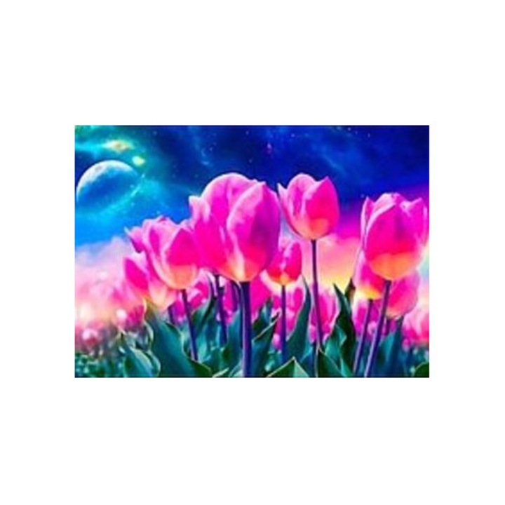 Mozaic diamantat lalele ADAR, 30x40cm