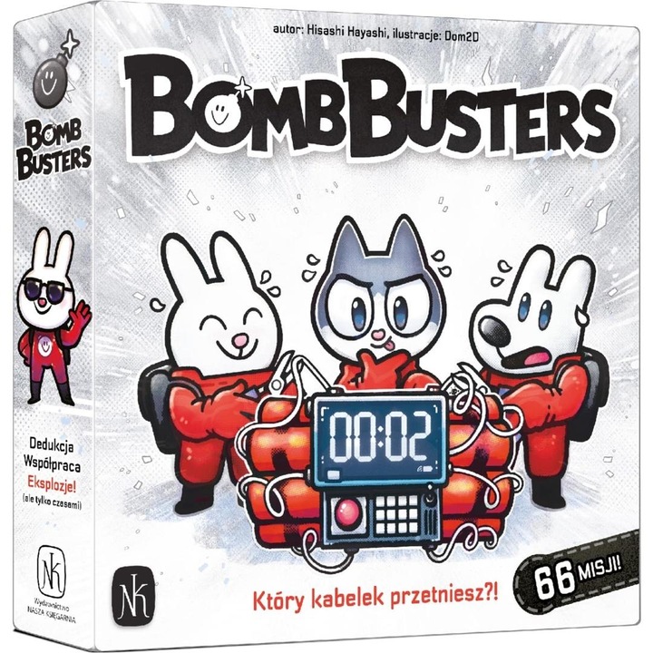 Bomb Busters társasjáték, többszínű