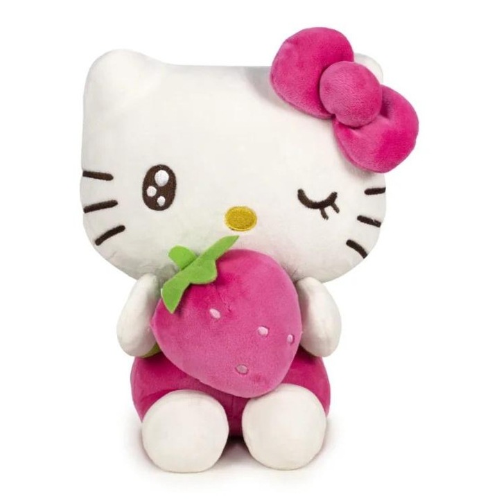 Hello Kitty Македония комплект плюшени играчки 32см, скърцащи, цветни, за деца