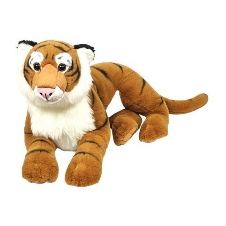 Плюшена играчка, DUBI, тигър, 60 см, кафяв