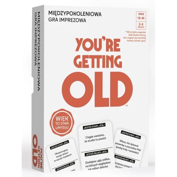 Epee társasjáték - Öregszel, 150 kártya, 2-6 játékos, 18-46 év