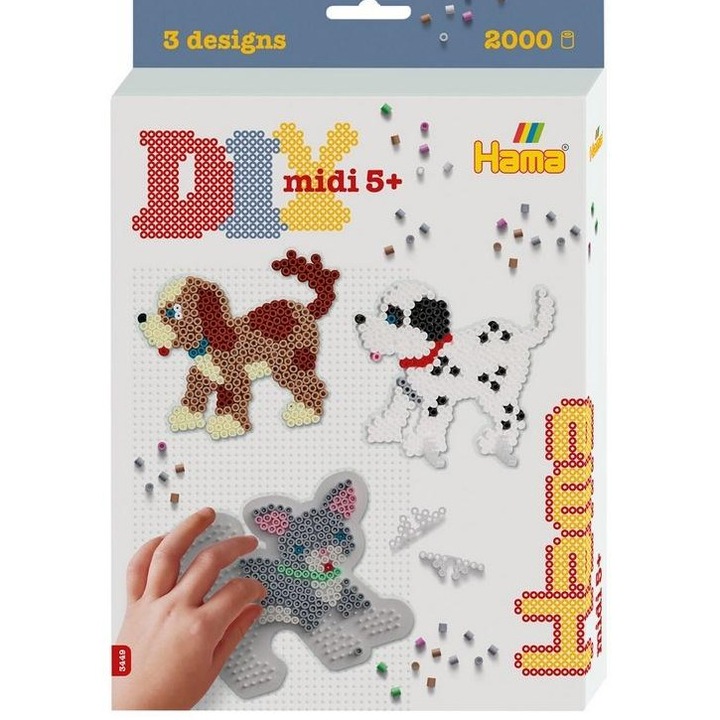 Hama 2000 darabos kézműves készlet, többszínű