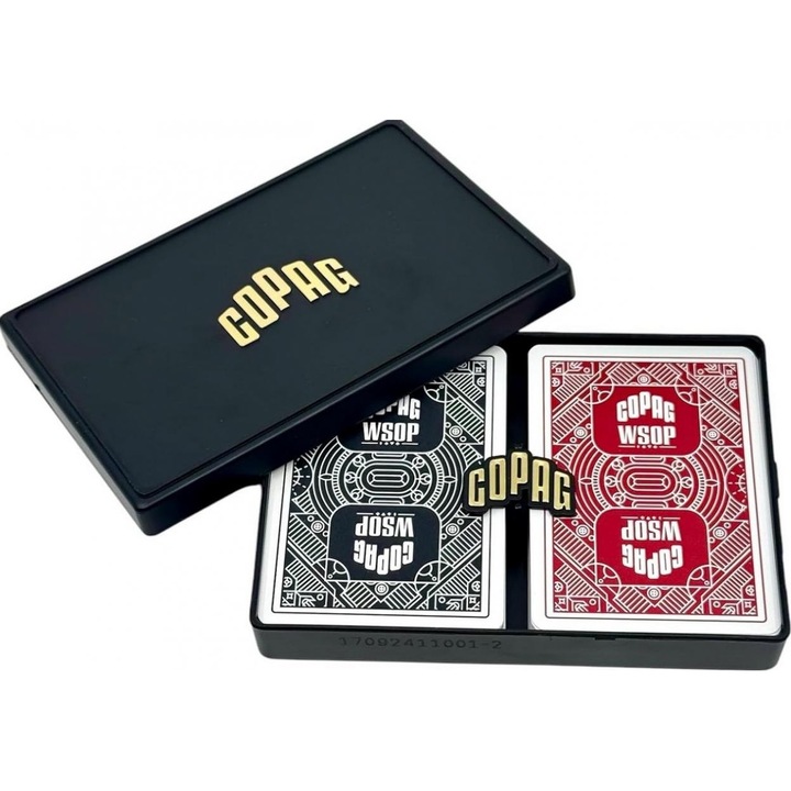 Cartamundi pókerkártya szett, 52 kártya + 2 joker, többszínű