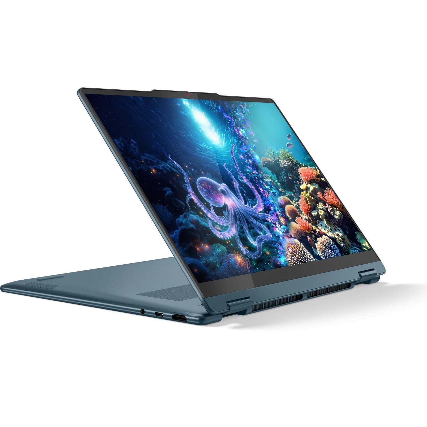 Laptop Lenovo Yoga 7 2-in-1 14AKP10, 83JR000YBM, AMD Ryzen AI 5 340 (6-core), AMD Radeon 840M Graphics, 24GB 7500 MHz Tip: LPDDR5X, Gri