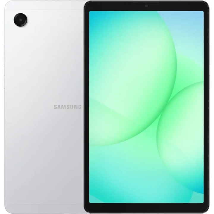 Таблет Samsung Galaxy Tab A11, Silver с процесор 2x Cortex-A76 (2.2 GHz) + 6x Cortex-A55 (2.00 GHz), 4 GB, 64 GB, Android 15, Сребрист