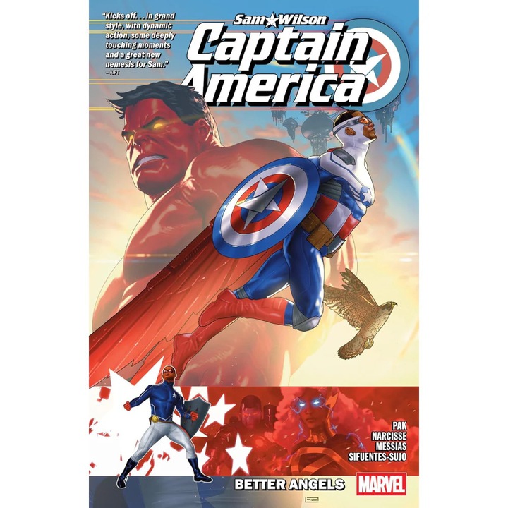 Képregény Sam Wilson, Captain America, Better Angels, TP, Szerző Evan Narcisse