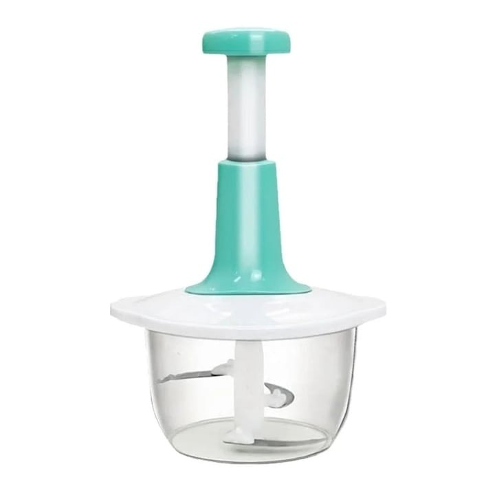 Tocator manual FOXMAG24, 700ml, alb/verde, plastic si aluminiu