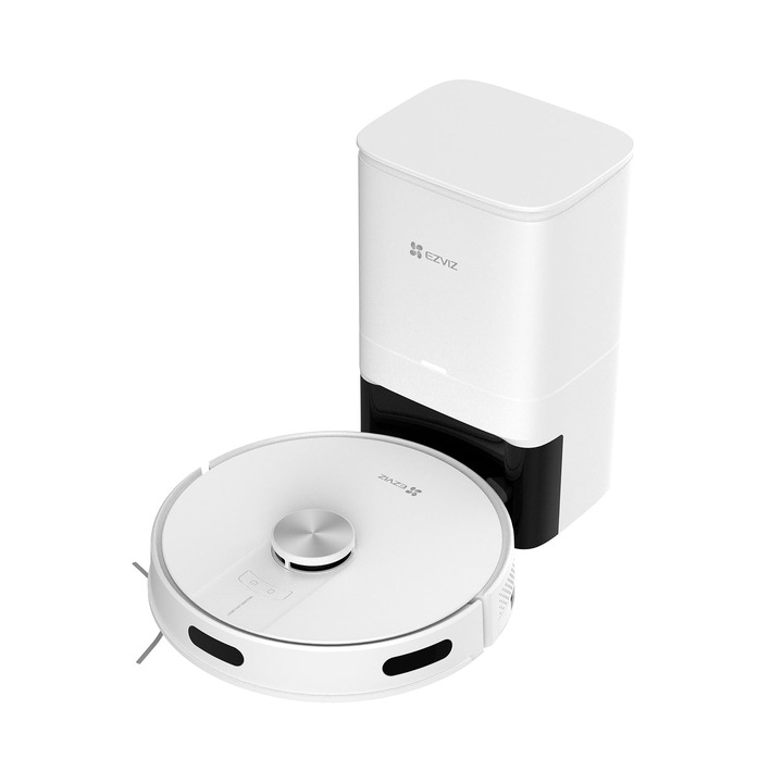 Aspirator Robot EZVIZ Re4 Plus, Wi-Fi, Navigare Lidar, Golire Automată a Prafului