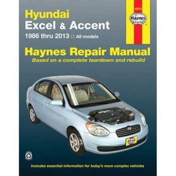 Hundai Excel & Accent 1986 Thru 2013: All Models, Editors of Haynes Manuals (Author) Hundai Excel & Accent 1986 Thru 2013: All Models, Editors of Haynes Manuals (Author)